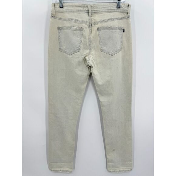 ANTHROPOLOGIE | PILCRO Light Acid Wash Distressed Slim Boyfriend Jeans Size 26 - Picture 7 of 11